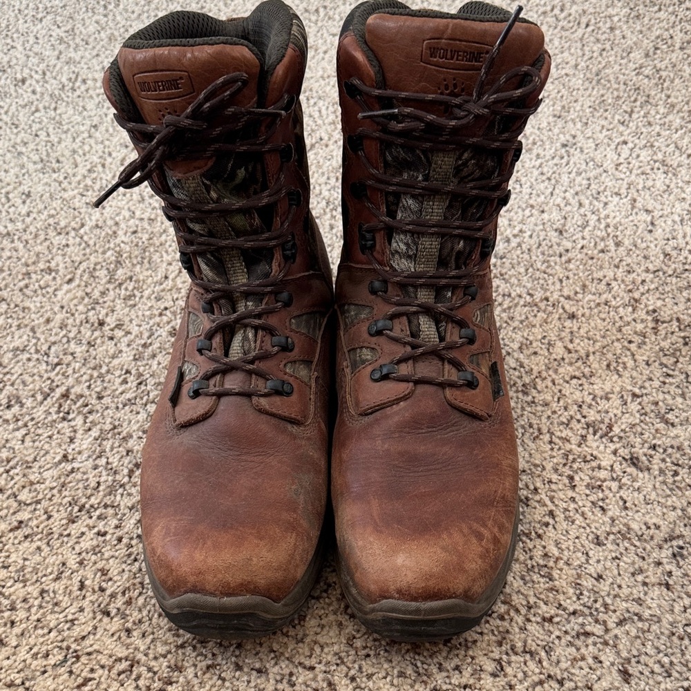 Wolverine Multishox Leather/Camo Men's Boots Vibram/Waterproof/ThinsulateUltra
